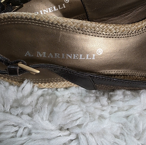 A. Marinelli Slingback Heels, SIZE:9.5, BROWN & TAN - Picture 11 of 16